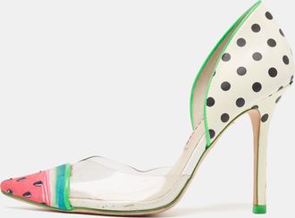 Sophia Webster Multicolor Pvc And Patent Leather Jessica Watermelon Pumps