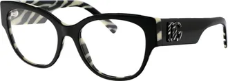 Dolce & Gabbana Womens Sunglasses Black-Zebra Acetate Glasses & Frames Black/zebra