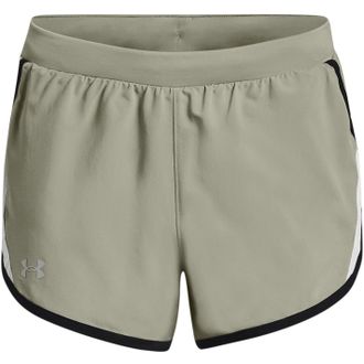 Under Armour Womens Fly by 2.0 3 Inch Shorts Sports Bottoms Grove Green M