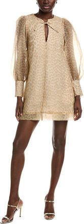 Ganni Organza A-Shaped Mini Dress