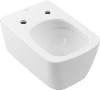 Villeroy & Boch Subway 3.0 - Inodoro Suspendido, Twistflush, Sin Reborde, Ceramicplus, Blanco Alpino 4610t0r1