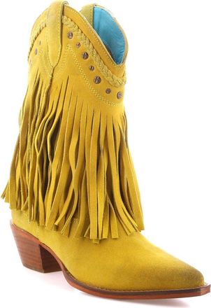 Roan Setup Boot in Mustard Suede at Nordstrom, Size 8.5