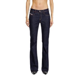 Diesel Bootcut Jeans Low Waist 1969 D-Ebbey, Dark blue, Zip fly