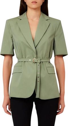 Liu Jo Short Sleeves Removable Belted Front Jacket