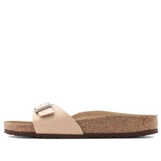 Birkenstock (WMNS) Birkenstock Madrid Birko-Flor White Narrow Fit Pink 1020504