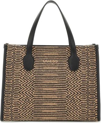 Guess Tassen, Dames, Zwart, ONE Size, N Silvana 2 Comp Tote