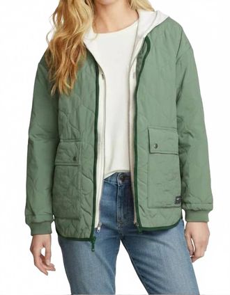 Eddie Bauer Wren Full Zip Insulated Polyfill Jacket - Plus In Capers Green