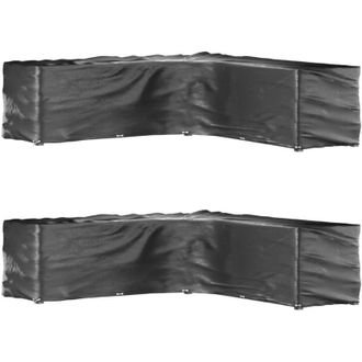 vidaXL Coperture Mobili da Giardino a l 2pz 20 Occhielli 300x300x90cm - Vidaxl