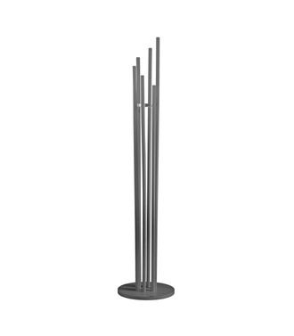 HERDASA Herdasa - Perchero Moderno Mod. 471 Acabado Lacado En Gris, 182 Cm(alto)34 Cm(ancho)34 Cm(largo)