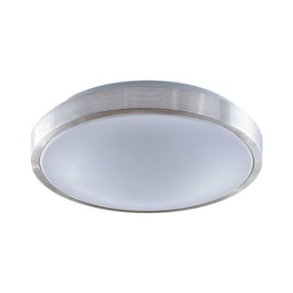 Lindby L&aacute;mpara De Techo Led emelie En Gris Aluminio - Lindby