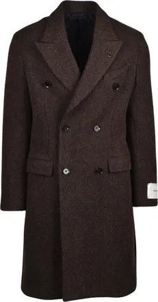 Paoloni Jassen, Heren, Bruin, M, Wol, Cappotto