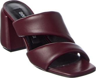 Sergio Rossi Spongy 80 Leather Sandal