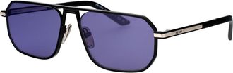 Prada Mens Sunglasses Matte Black Metal