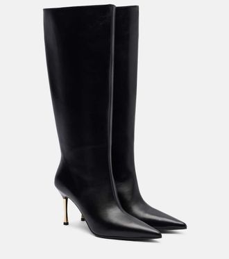 Gucci Bombshell leather knee-high boots