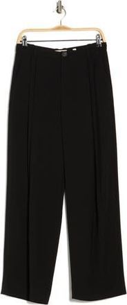 Vince Drop Waist Pleated Pants in Black at Nordstrom Rack, Size 12