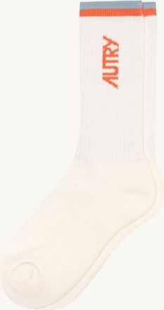 Autry JACQUARD STRIPED SOCKS WITH LOGO UNISEX