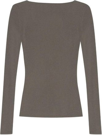 Rick Owens Maglione a coste - Toni neutri