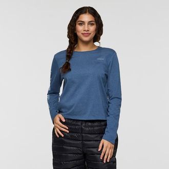 Cotopaxi Sky To Sea Long-Sleeve T-Shirt - Womens in Deep Sea at Nordstrom, Size X-Large