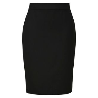 s.Oliver Falda Corta de Mezcla de Viscosa - Skirts - Mujer - Negro - 3XL
