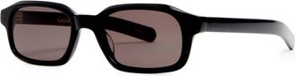 Flatlist Hanky Rectangle-frame Sunglasses - Black - One Size