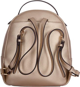 Liu Jo Womens Backpack Eco-Leather Light Gold Polyurethane Backpacks