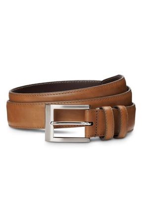Allen Edmonds Classic Wide Belt in Walnut/Walnut at Nordstrom, Size 34