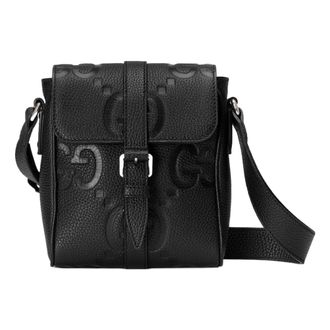 Gucci Jumbo GG Small Messenger Bag Black 760235-AABY0-1000
