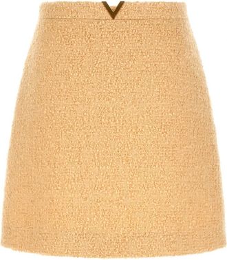 Valentino Garavani Mujer, Faldas, Beige, Talla: S