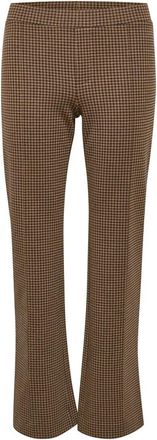 Part Two Pontaspw Broek - Dames - Straight fit broeken - Bruin - L - Polyester - Broeken