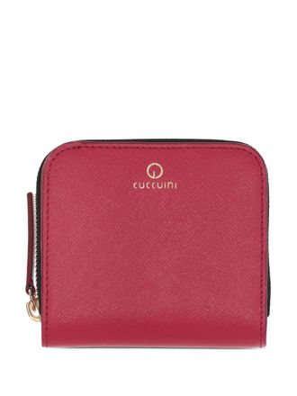 Gianni Cuccuini zip logo wallet - Red