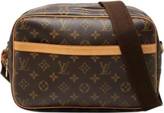 Louis Vuitton Pre-owned Reporter PM - Dames - Vintage Schoudertas - Bruin - ONE Size - Leer - Vintage