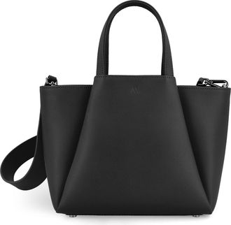 Kaai Mini Pyramid Leather Crossbody Bag in Black at Nordstrom
