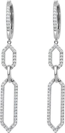 Sabrina Designs 14K 0.43 Ct. Tw. Diamond Link Drop Earrings