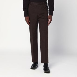 Pantaloni Torino Brown cotton trousers