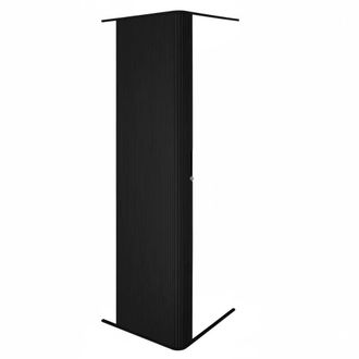 MonsterShop Tambour Shower Door - Black