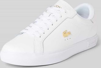 Lacoste Low Top Sneaker aus echtem Leder Modell POWERCOURT in Weiss, Gr&ouml;&szlig;e 36