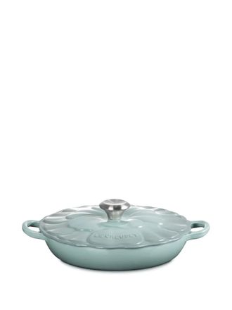LE CREUSET Piatto Tegame a fiori - Blu