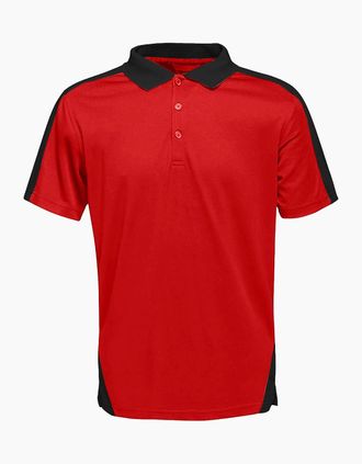 Regatta Mens Regatta Professional Mens Contrast Coolweave Polo Shirt - Red - Size: 46