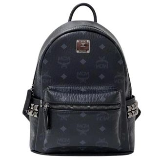 MCM Pre-owned Canvas Rugzak - Dames - Pre-owned - Zwart - Maat: ONE Size