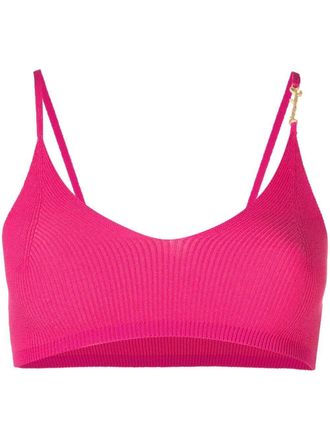 Jacquemus Bralette Le Bandeau Pralu - Rosa
