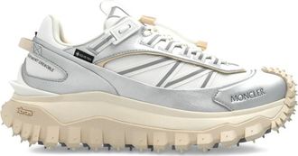 Moncler Silver Logo Sneakers