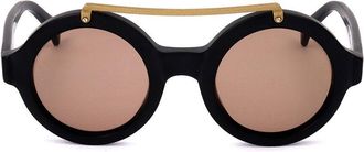 Saturnino Eye Wear MERCURY 1 Mens Sunglasses Black Size 44