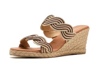 Andr&eacute; Assous Nolita Twist Womens Sandals Natural/Cognac : 10 M, Synthetic