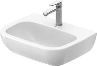 Duravit Duravit - Lavabo D-code, Con Agujero Para Grifo, Sin Rebosadero