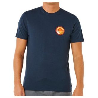 Rip Curl Pacific Rinse Stacked Tee T-Shirt f&uuml;r Herren | blau