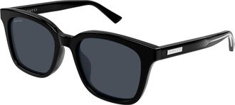 Gucci GG2251SA Asian Fit 001 Mens Sunglasses Black Size 54 - Free RX Lenses - Free RX Lenses