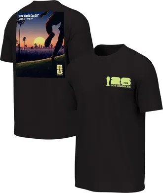 Outerstuff Mens Outerstuff Black 2026 FIFA World Cup Los Angeles Host City Poster Graphic T-Shirt at Nordstrom, Size Medium