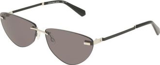 Calvin Klein CA-38328 Metal Frame Sunglasses - Black