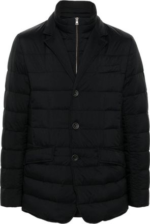 Herno Black La Giacca Nylon Jacket