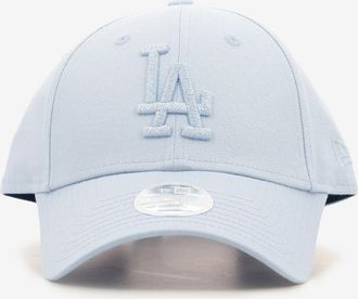 New Era 9FORTY LA Dodgers MLB Metallic Logo Blu Pastello